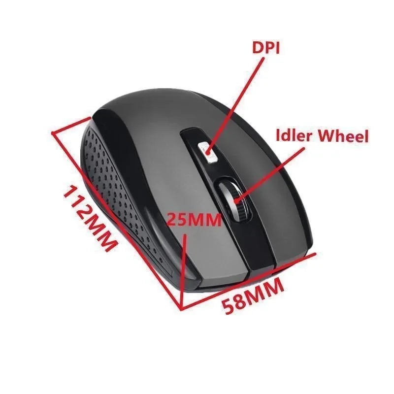 2.4GHz Wireless Mouse Gaming with USB Receiver for PC Laptop Desktop Computer Mice