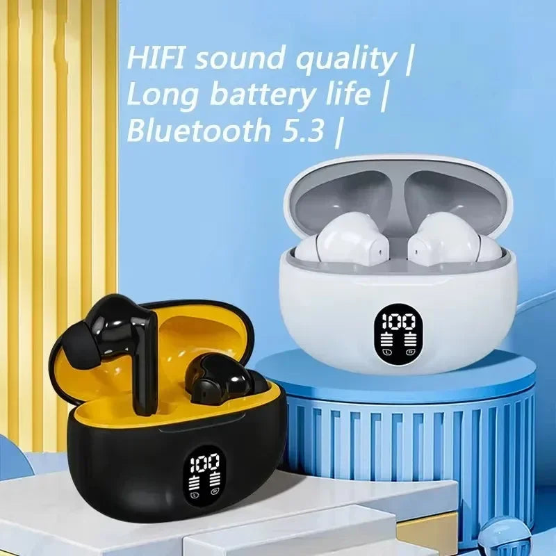TWS Wireless Headphones Game Bluetooth Headphones with Microphone Noise Reduction High Fidelity for smartphones