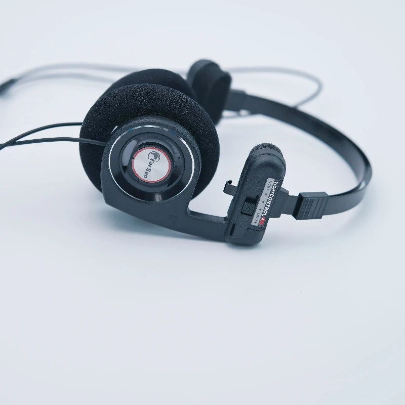 Farsoo PP wired protable pro headphone with microphone foldable retro hifi deep bass headset 3.5mm plug for PC Ipad phones