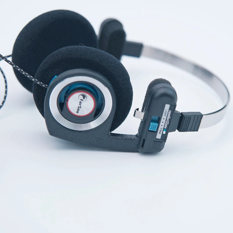 Farsoo PP wired protable pro headphone with microphone foldable retro hifi deep bass headset 3.5mm plug for PC Ipad phones
