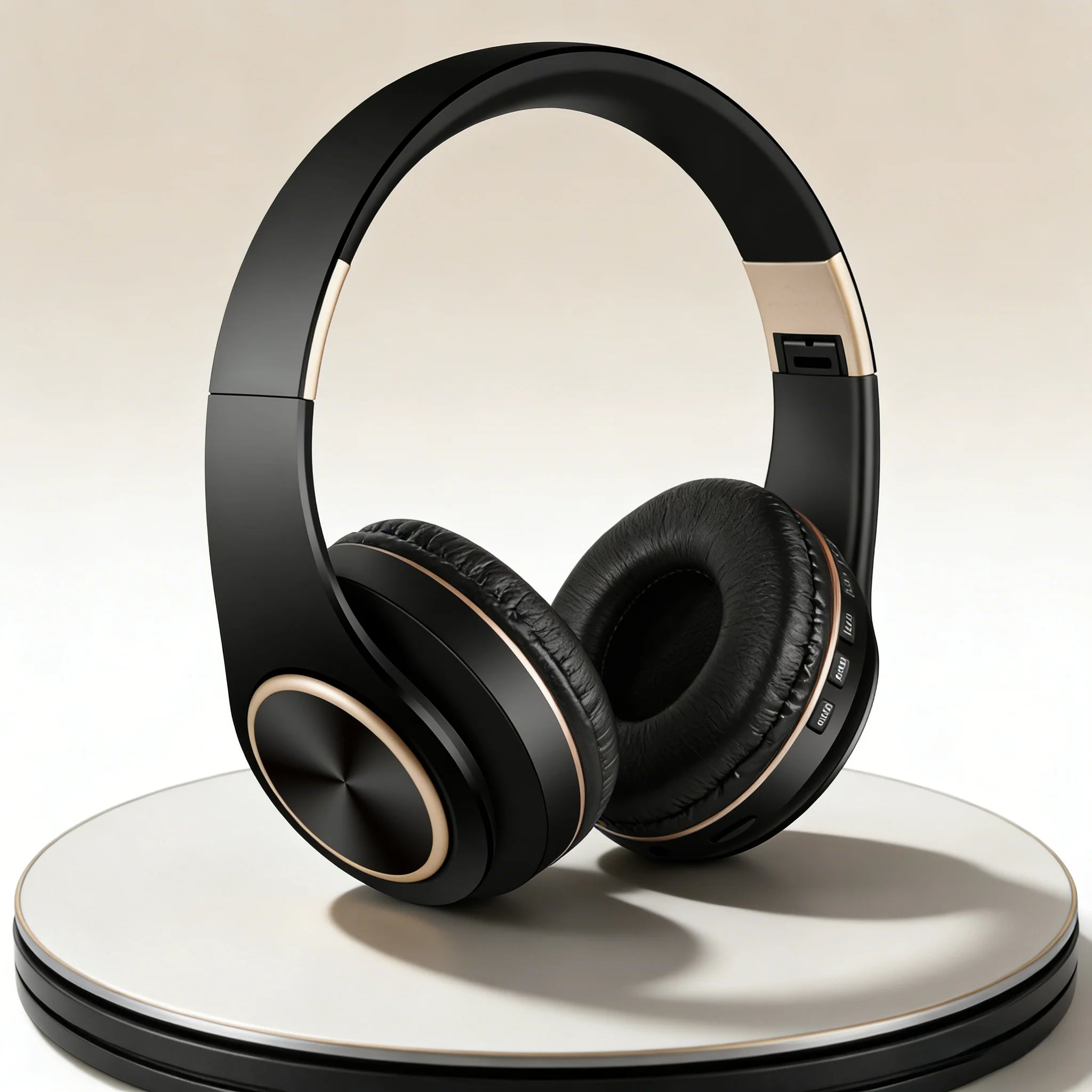 Over-ear Wireless Headphones Bluetooth 5.3 HiFi Stereo Low Latency Noise-canceling Headset Gaming Earphones with ENC Micphone