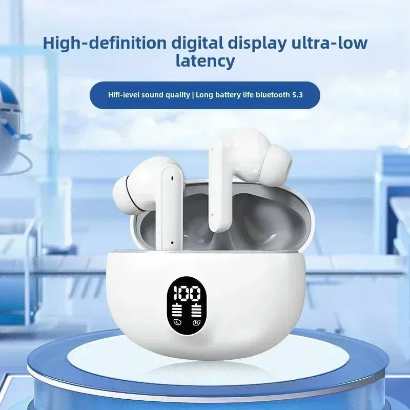 TWS Wireless Headphones Game Bluetooth Headphones with Microphone Noise Reduction High Fidelity for smartphones