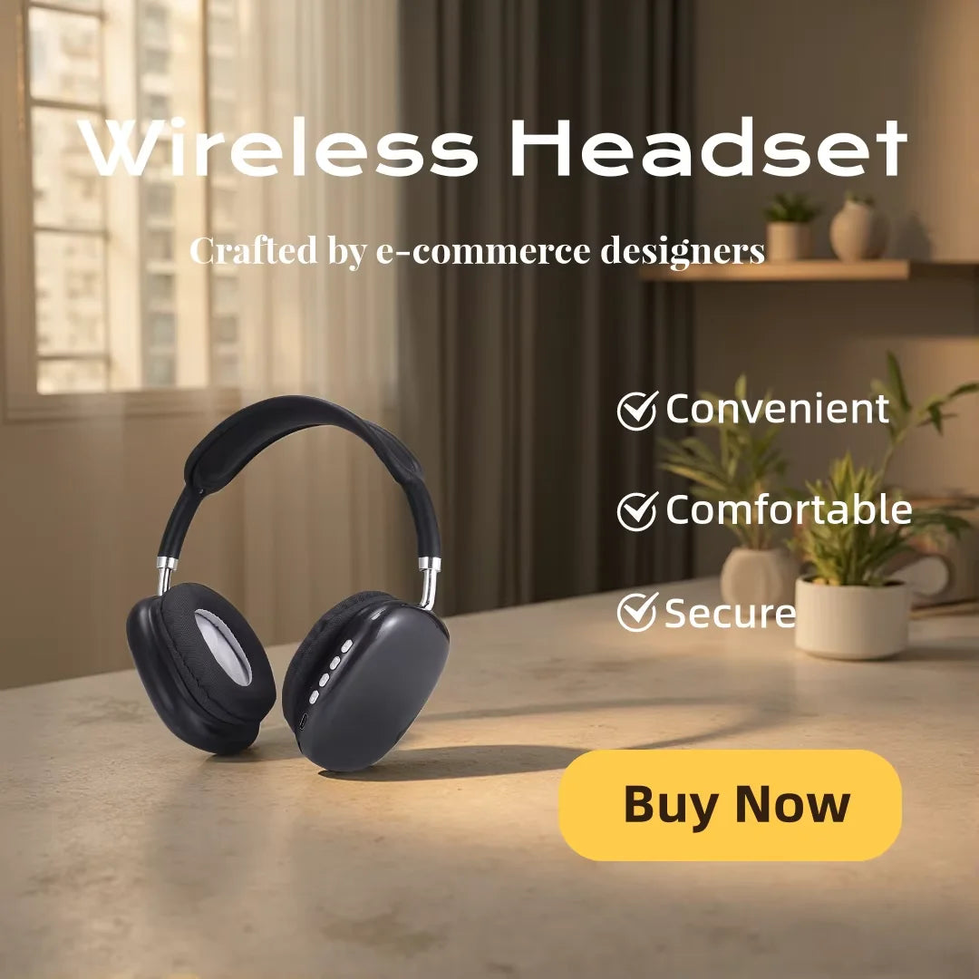 Wireless Head-mounted Sports Headphones HIFI-level Lossless Sound Quality High-quality Audio Headphones New Wireless Earplugs